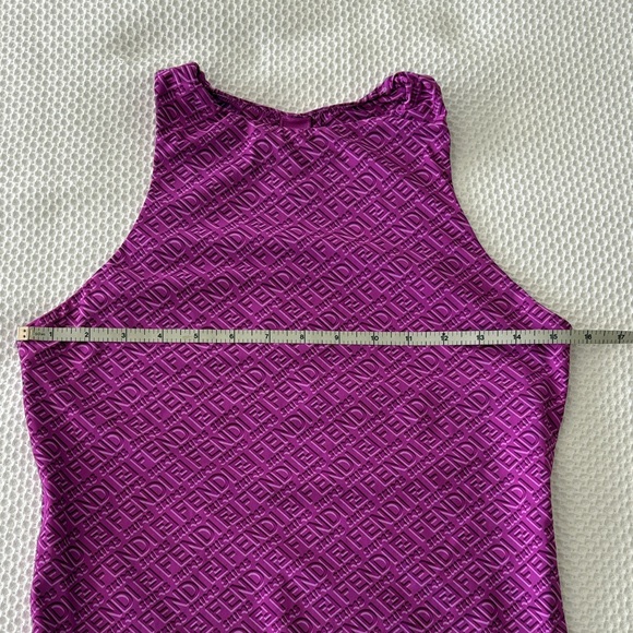 Fendi x Skims Collab Bodysuit Colorado Purple Womens Large One piece - Picture 10 of 11